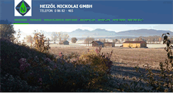 Desktop Screenshot of heizoel-nickolai.de
